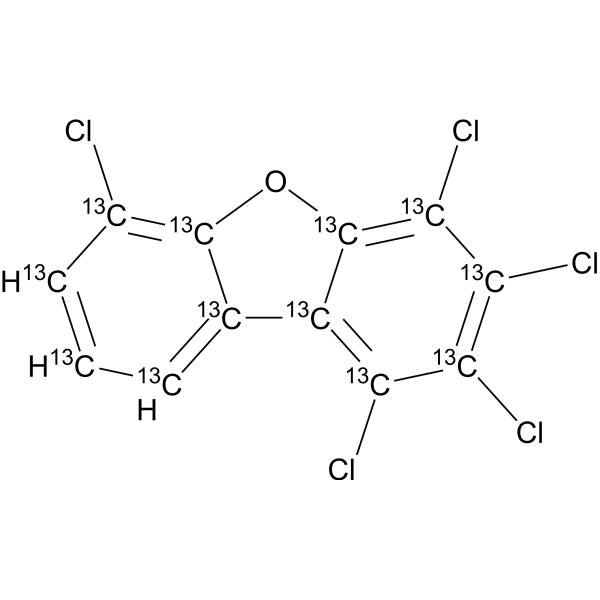 1,2,3,4,6-Pentachloro-dibenzofuran-13C12